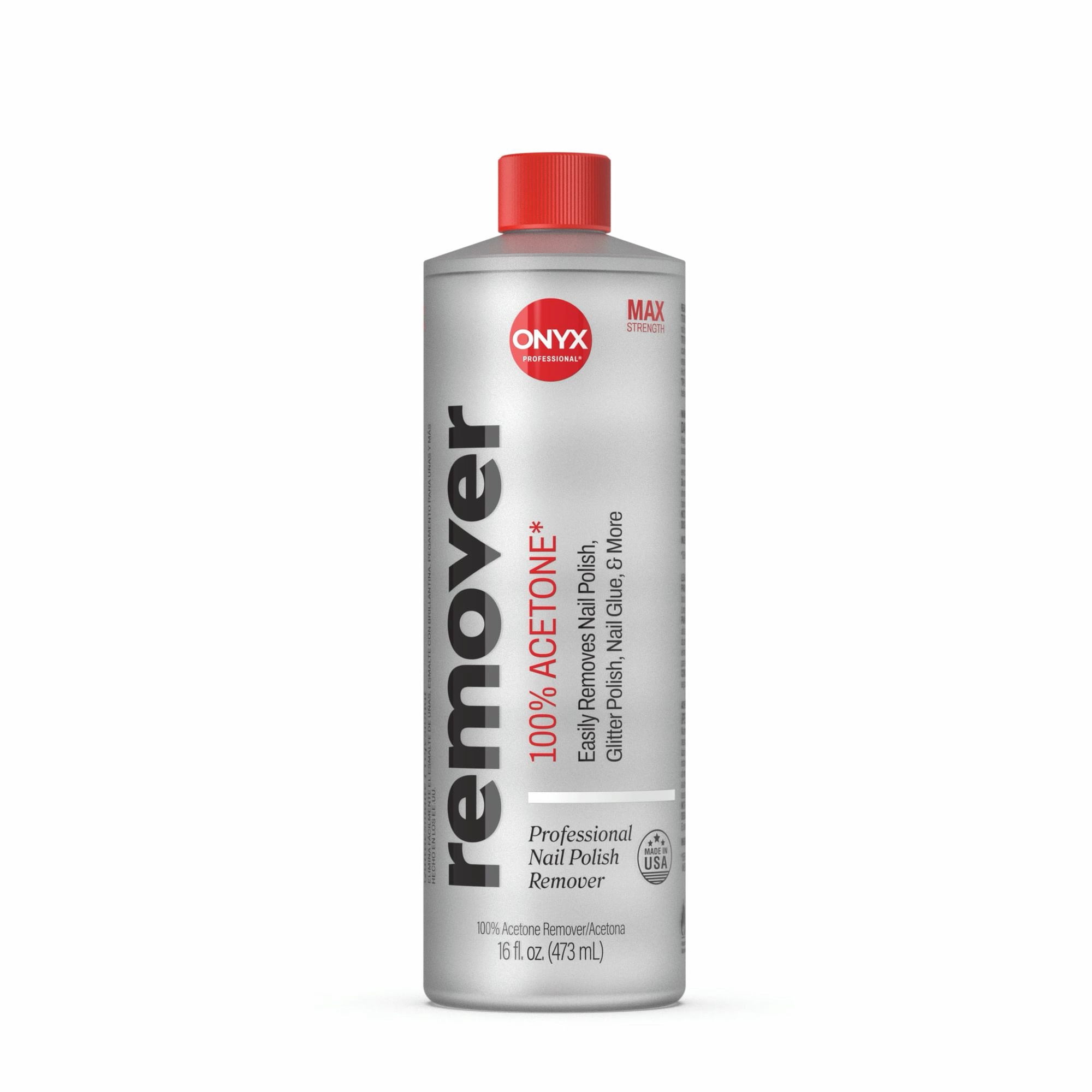 ONYX Professional 100% Acetone* Nail Polish Remover 16 fl oz