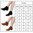 thumbnail image 5 of Bottines en Daim à Lacets pour Femmes Zip Up Bootie Bas Talon Pointu Chaussures, 5 of 5