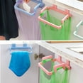 thumbnail image 2 of Ruanlalo Practical Kitchen Trash Garbage Bag Plastic Holder Cabinets Towel Rack Organizer Blue, 2 of 6
