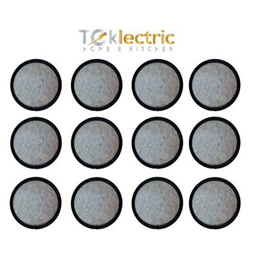 12replacement charcoal water filters for mr. coffee machines by