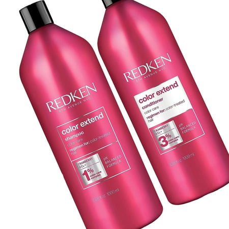 Redken Color Extend Shampoo & Conditioner Set for Color Treated Hair, 33.8 oz Each
