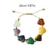 thumbnail image 2 of Collar de cuentas ajustable con forma de corazón vintage de piedras naturales, pulsera de cuentas naturales, 2 of 7