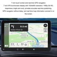 thumbnail image 4 of 7 Inch HD Double Din Car Stereo, BT 5.0  Touch Screen  and  Auto Automatic Multimedia Player with Reverse Camera for All Vehicles, 4 of 8