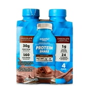 Equate Protein Shakes, Chocolate, 12 fl oz, 4 Count