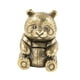 thumbnail image 2 of Figura coleccionable en miniatura de panda de latón, decorativa, de tamaño mini, para escritorio, estantería, mesa, estudio, hogar, habitación, coche, 2 of 8