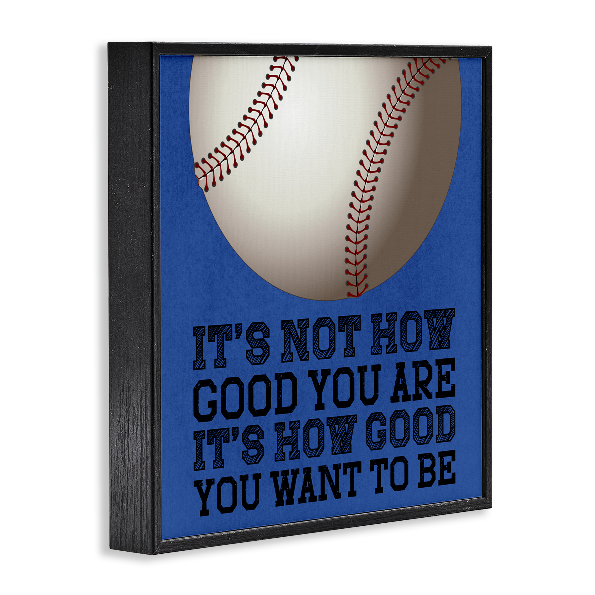 How Good You Want To Be Black Framed Giclee Art, design by Marcus Prime