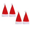 thumbnail image 1 of 4 Uds. de tapa para botellas de vino, Mini gorro de Papá Noel para Navidad, manualidades, suministros para fiestas, 1 of 9