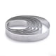 thumbnail image 3 of Pastel De Perforación De Acero Inoxidable Anillo De Torre De Pastel De Queso Mousse Anillo De Pastel De Varias Formas 6 Uds Molde Sweethay HA025467-03, 3 of 7