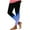 Blue, variant on Women's High-Waisted Yoga Leggings with Gradient Print – Versatile Activewear for Casual & Athletic Wear Blue S