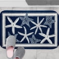 thumbnail image 6 of 1pc Starfish Doormat Absorbent Non-Slip Bathroom Thickened Flannel Rug Decor,Soft,Quick Drying,Suitable For Indoor/outdoor Use,Bathrooms,Bedrooms,Kitchens,Terrace,Laundry Rooms,16"x24", 6 of 9