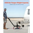 thumbnail image 3 of Adjustable Trailer Dolly 3500lbs Capacity - 18 and 22 Inch Height for Easy Towing, 3 of 10