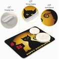 thumbnail image 4 of FREEAMG Halloween Décor Dish Drying Mat - 16 x 18inch- Extra Large Microfiber Dish Drying Mat, Dish Draining Mat, Counter top Mat, Halloween Black Cat, 4 of 7