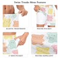 thumbnail image 5 of FORMRS Mens Swim Trunks Mesh Liner Quick Dry Casual Beach Board Shorts with Pockets, Sizes S-2XL, Cute Gummy Bears Pattern, 5 of 9