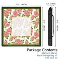 thumbnail image 2 of Elegant Mahjong Mat with Rules, 31.5*31.5in Anti Slip American Mahjong Mat for Table, Noise Reduction, Neoprene Mah jongg Mats with Carrying Bag & 3 Dices, Mahjong Set Gift, Board Tile Games Mats, 2 of 7