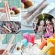 thumbnail image 5 of Moldes para paletas de hielo (bolsas con embudo para yogur, helados o paletas congeladas), recuerdos para fiestas de helado (paquete de 100), 5 of 5