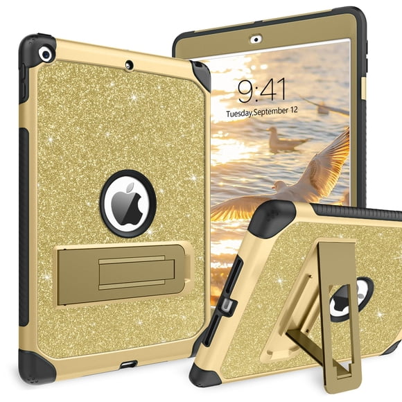 Funda para tablet YINLAI para iPad 10.2" 9.ª, 8.ª y 7.ª generación, color dorado