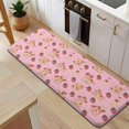 thumbnail image 5 of Strawberry Plants Fruit Cow Milk Kitchen Rug Mat,Kitchen Runner Rugs Non Skid Washable,Decorative Kitchen Floor Mats for Kitchen,Sink,Laundry,17"x47.2", 5 of 7