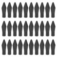 thumbnail image 1 of BRI 30 puntas de flechas de seguridad de punta de flecha suave de goma para práctica de tiro al aire libre entretenimiento 7mm/0,28 pulgadas, 1 of 10