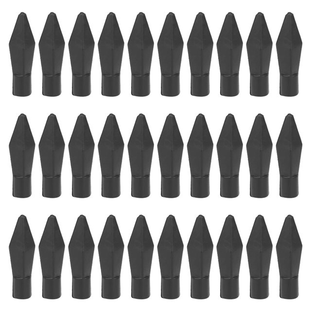 BRI 30 puntas de flechas de seguridad de punta de flecha suave de goma para práctica de tiro al aire libre entretenimiento 7mm/0,28 pulgadas