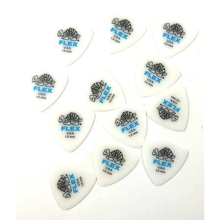 Dunlop Guitar Picks Flex Triangle 12 Picks 1.00mm Heavy (456P1.00)