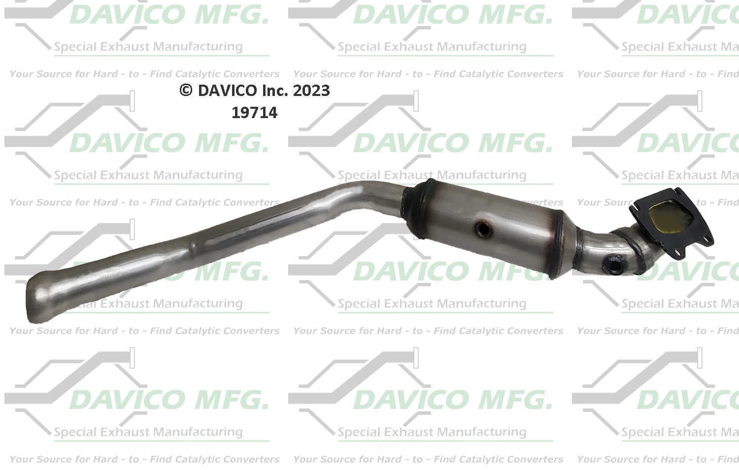 Davico Mfg 19714 Direct-Fit Catalytic Converter