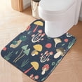 thumbnail image 3 of GZHJMY Forest Mushrooms Bathroom Rug 24"×16",Non-Slip High Absorbent Bath Mat Rug Machine Washable Bahtub Mats, 3 of 7