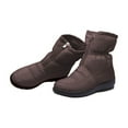 thumbnail image 2 of Bnwani Womens Boots New Winter Fashion Cotton Thick Fleece Warm Snow Boot Brown Size 4.5, 2 of 6