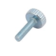 thumbnail image 2 of Unique Bargains M4x16mm Thread Zinc Plated Knurled Round Head Thumb Screws Silver Blue 12pcs, 2 of 3
