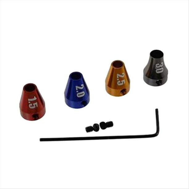 Accesorios de Actualización de Coche Modelo RC, Juego de Collar de Llave Hexagonal de Metal, Herramienta de Destornillador 1,5/2,0/2,5/3,0