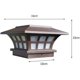 thumbnail image 5 of 2X Lámpara de Poste Solar Luz de Cabeza de Columna Impermeable Al Aire Libre para Lámpara de Pared de Jardín Lámpara de Paisaje de Valla de Jardín para Jardín de Puerta, 5 of 9