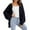 Black, variant on Women's Button-Down Knit Cardigan, Long Sleeve Oversized Sweater, Open Front Casual Coat, Soft Yarn Fabric, Comfortable Loose Fit for Fall and Winter,Yellow M