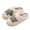 Grey, variant on House Slippers for Women Knit Memory Foam Non- Rubber Sole Winter Warm Lined Indoor House Shoes Cartoon Pattern Cute Novelty Wedding Gifts