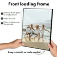 thumbnail image 4 of Americanflat 11x14 Front Loading Picture Frame with Shatter-Resistant Glass 3 Pack Metropolitan Photo - Black, 4 of 7
