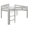 thumbnail image 5 of Camaflexi Tribeca Solid Wood Low Loft Bed Frame Twin in Gray, 5 of 6