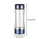 thumbnail image 3 of Vaso de agua de hidrógeno - vaso aislante de vidrio de doble pared de 350 ml con tecnología de iones negativos para la salud y el bienestar, 3 of 9