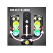 Restored QFX PBX-1260 Dual 12 Party Speaker With Rechargeable Battery and LED Lights