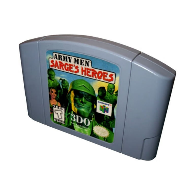 Army Men: Sarge's Heroes N64 Game,US Version - Walmart.com