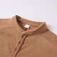 thumbnail image 5 of pstuiky camisetas de manga larga para hombre, Sudadera con capucha de polar con botones y cuello alto de manga larga de color liso para hombre Tops de hombre xxxl, 5 of 8