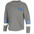 thumbnail image 3 of Girls Youth Heathered Charcoal North Carolina Tar Heels Oversized Long Sleeve Fan T-Shirt, 3 of 3