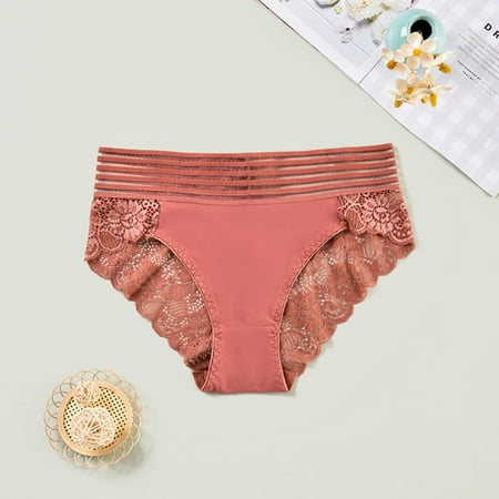 Women Briefs Panties Pack High-Cut Full Coverage Stretch Cool Underwear High Waisted No Show Panties Soft Underpants High Waisted Briefs Seamless Thong Shapewear Plus Size Low Rise High Cut L