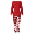 thumbnail image 3 of Hirigin Family Christmas Pajamas Matching Sets Long Sleeve Santa Letter Print Tops + Pants Set Holiday Sleepwear, 3 of 8