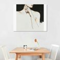 thumbnail image 2 of Orinice  Minimalist Line Art Prints Aesthetic Posters, Apartment Decor, Minimalist Art Print, Fine Line Art, Black and White Abstract Minimalist Wall Art for Women UNFRAMED  20x16in, 2 of 6