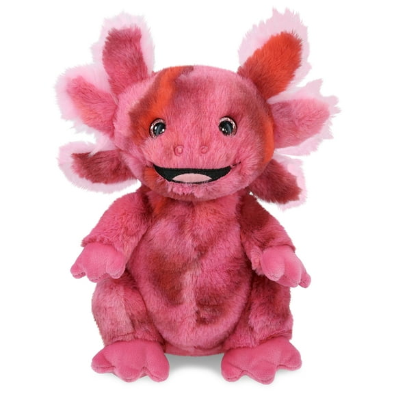 DolliBu Axolotl Stuffed Animal - Super Soft Stuffed Animals for Girls and Boys, Adorable Stuffed Wild Creatures for Kids and Cute Wild Animals Cuddle Stuffed Animals for Adults - 9.5 Inches
