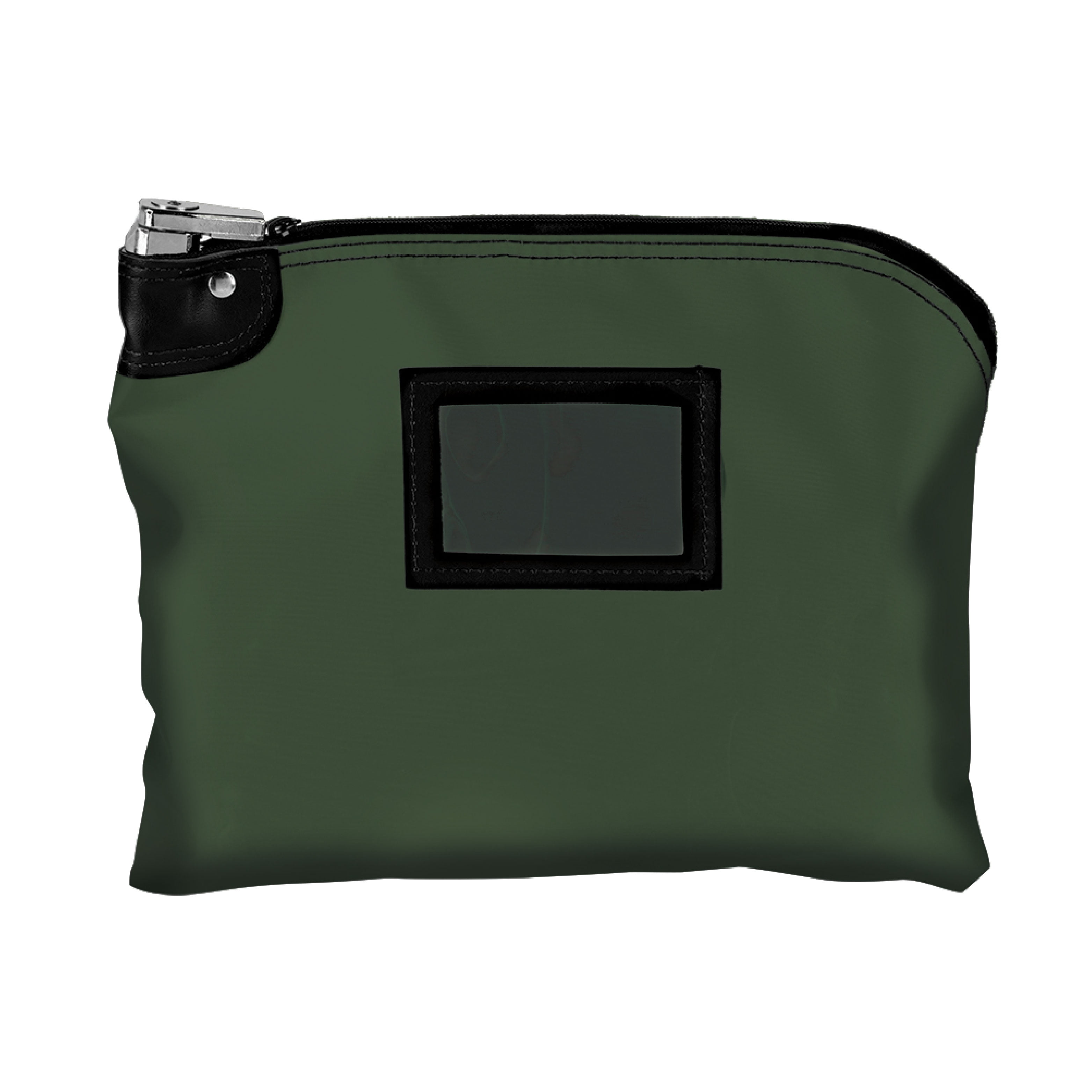 11W x 6H Forest Green Zipper Wallet Travel/Supplies/Deposit Bag and More! 