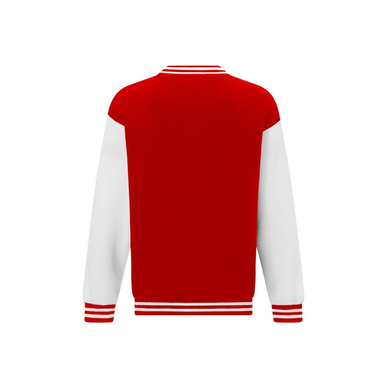 Casual Street Buttons Patchwork Contrast O Neck Long Sleeve Two Pieces Casual Street Buttons Patchwork Contrast O Neck Long Sleeve Two Pieces