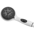 thumbnail image 6 of Dura Faucet DF-SA432-WT Shower Head Hand Held 4Function Setting H2OSaving On/Off, 6 of 16