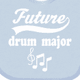 thumbnail image 4 of Inktastic Future Drum Major Music Shirt Boys or Girls Baby Bib, 4 of 4