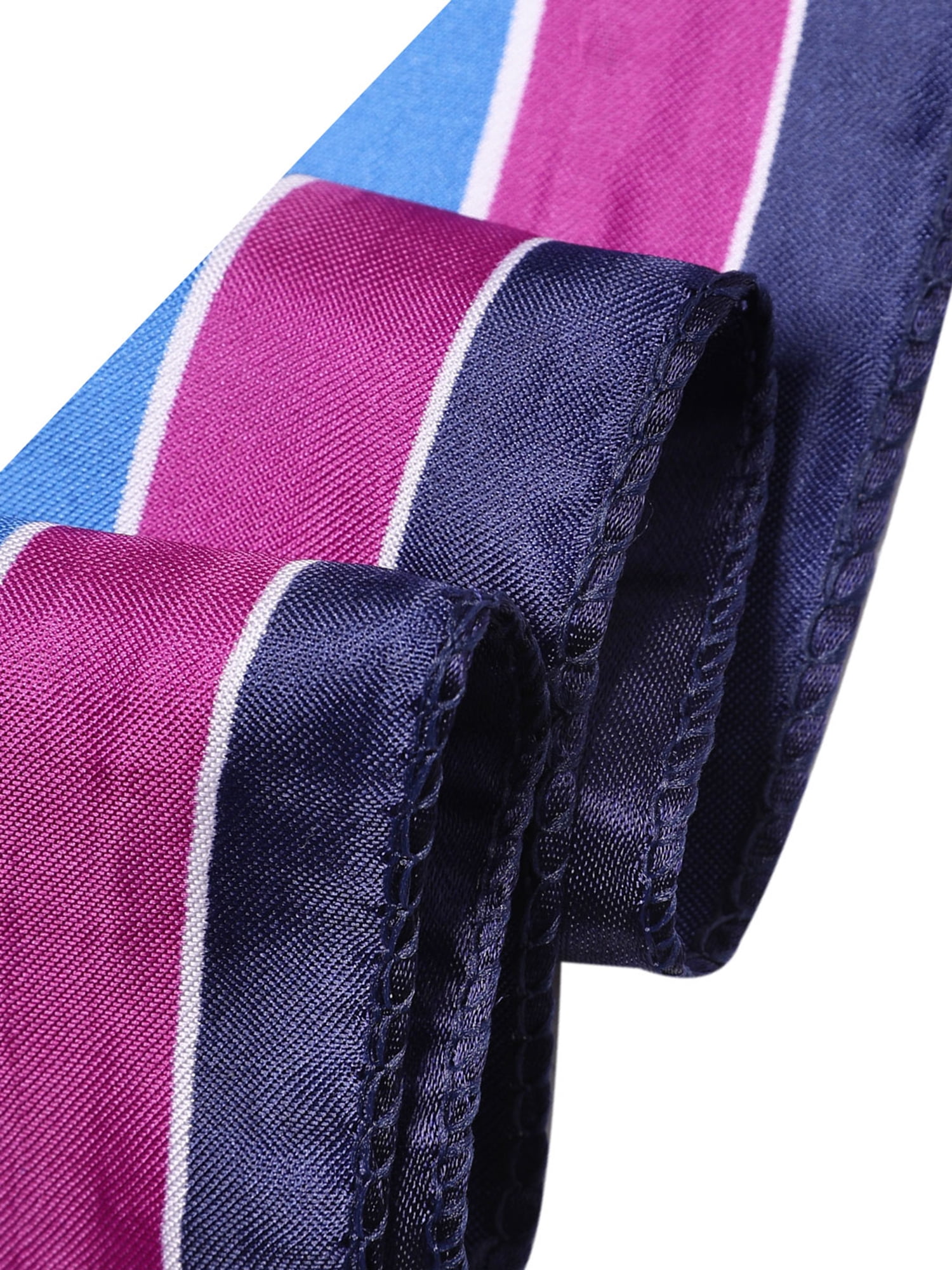 Unique Bargains Women Satin Print Square Scarves Kerchief Neck Scarves 20 x 20""