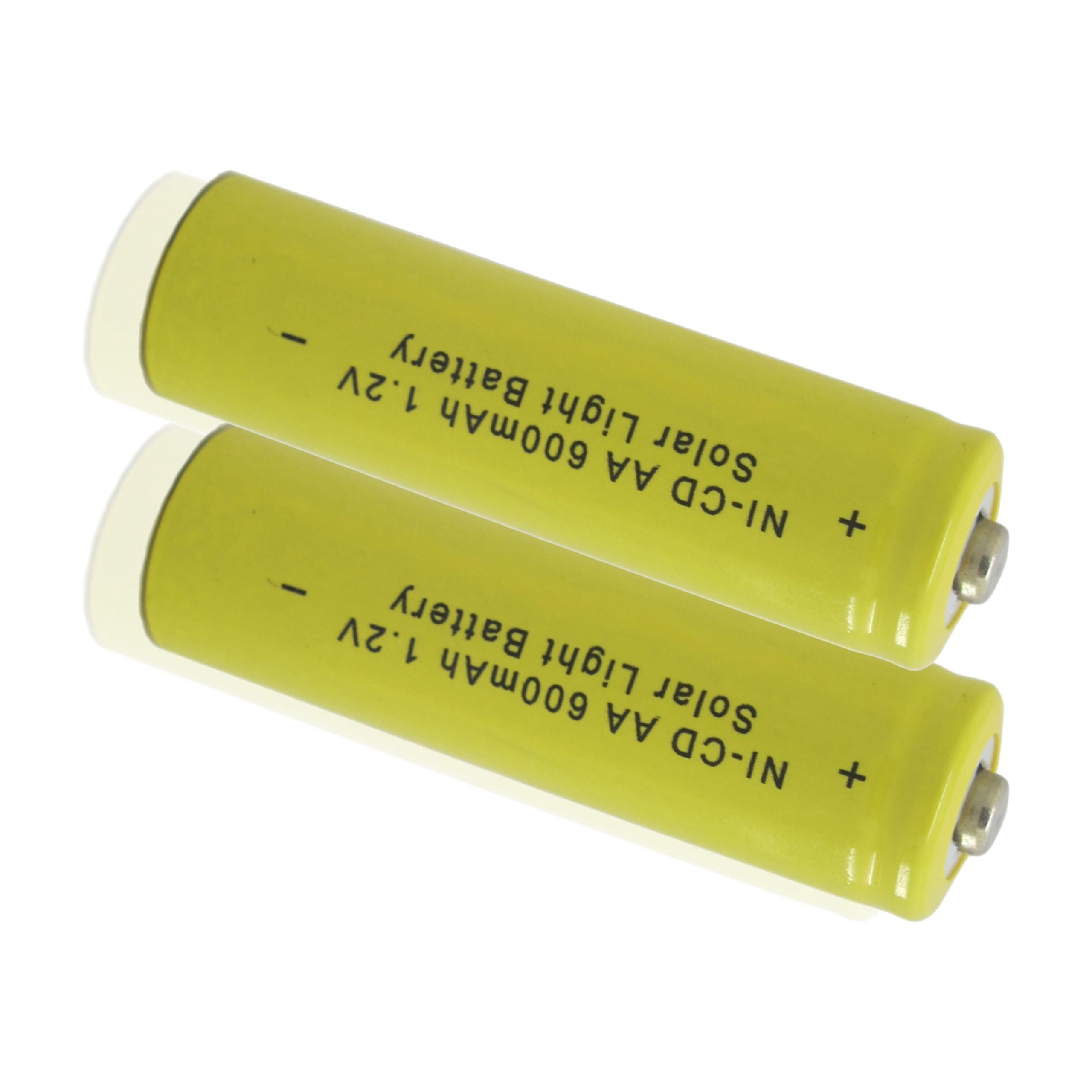 GLESOURCE (24 PCS) 1.2V Solar Light Batteries AA Nicd aa 600mAh Rechargeable Batteries for Garden Lights Remotes Mice