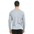 thumbnail image 2 of Men's Medium Weight Cotton Long Sleeve Thermal Top, Heather Grey XL, 1 Pack, 2 of 2